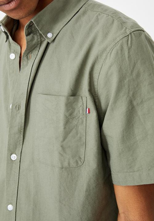 Cotton On - Vintage prep short sleeve shirt - sage
