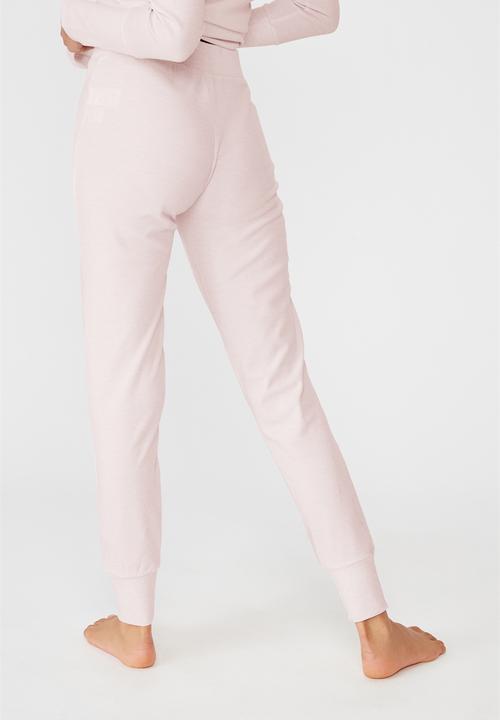 Cotton On - Waffle long john - crystal pink marle