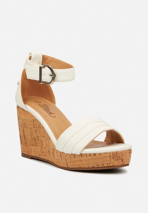 Miss Black - Irra wedge - white