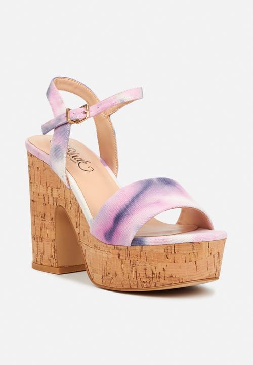 Miss Black - Kabelo heel - pink 