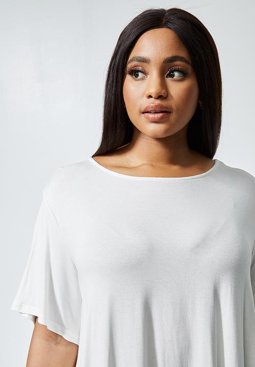 Superbalist - Split back T-shirt - white