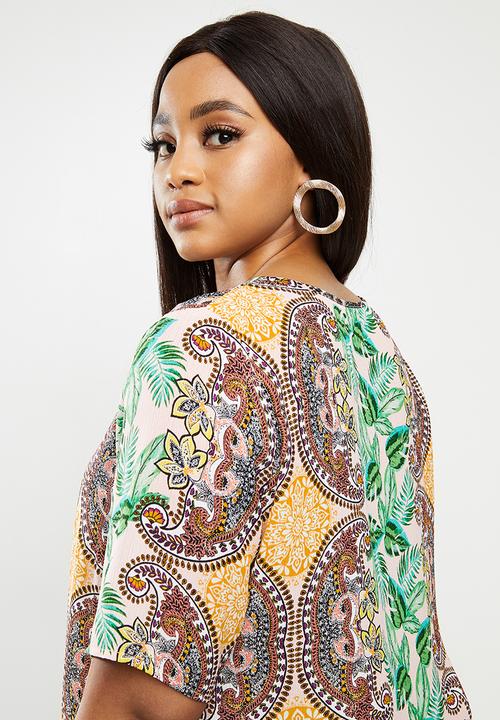 Glamorous - Plus paisley shift - multi 