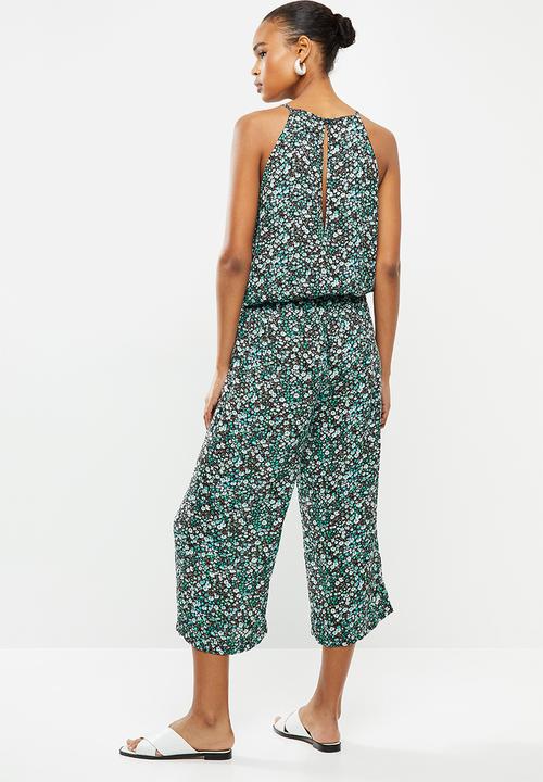 Jacqueline de Yong - Nikky base sleeveless crop jumpsuit - navy