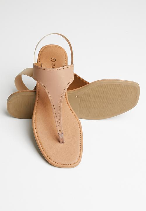 Superbalist - Londdi t-bar sandal - neutral