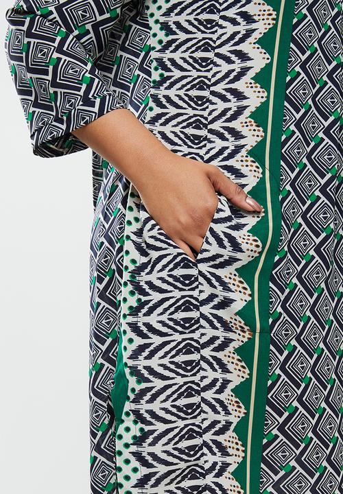 AMANDA LAIRD CHERRY - Plus lungro kafta - green