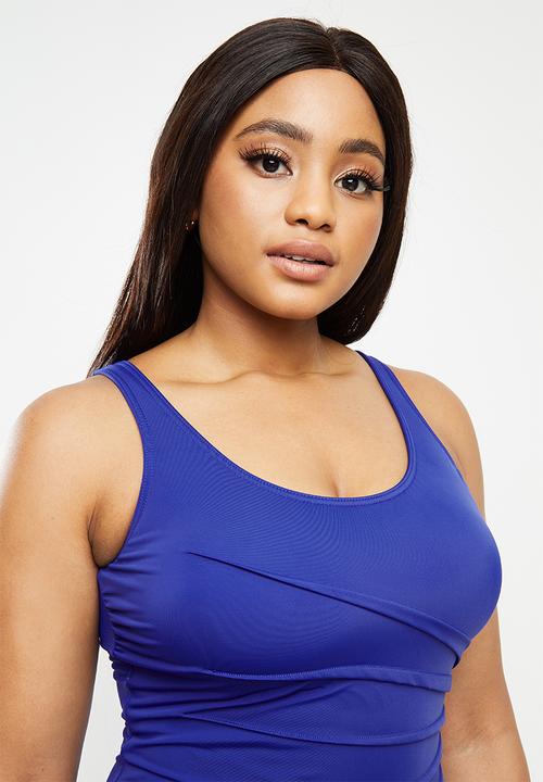 Jacqueline - Dart one piece - blue