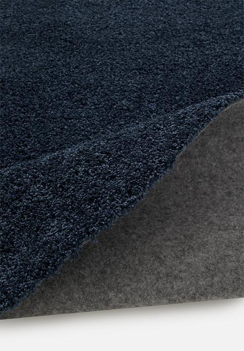 Sixth Floor - Dolce round rug - navy blue