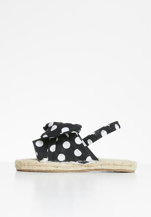 Pop Candy - Girls espadrille sandal - black