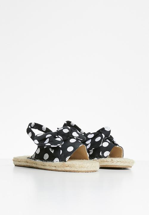 Pop Candy - Girls espadrille sandal - black