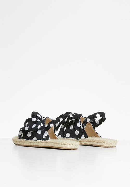 Pop Candy - Girls espadrille sandal - black