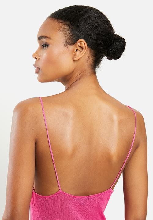 Missguided - Sheer rouched beach cover up - pink