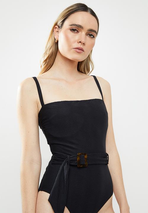 Seafolly - Capri sea dd maillot - black