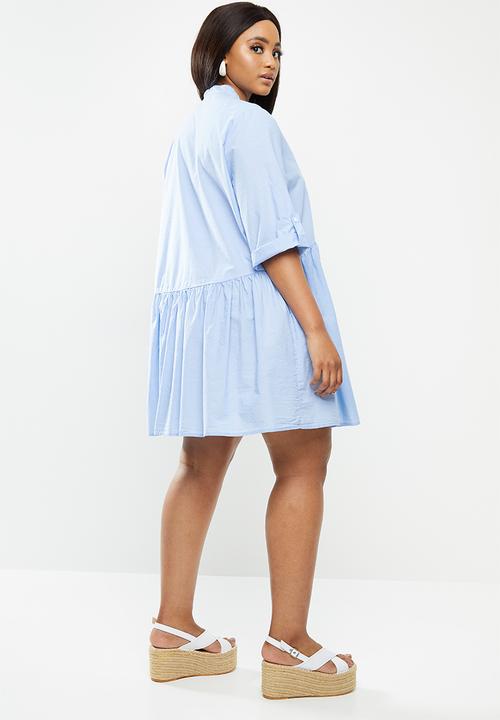 Carmakoma - Chicago life 2/4 denim tunic dress - blue