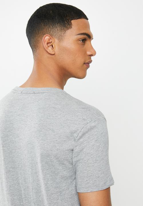 Replay - Side printed logo tee - grey