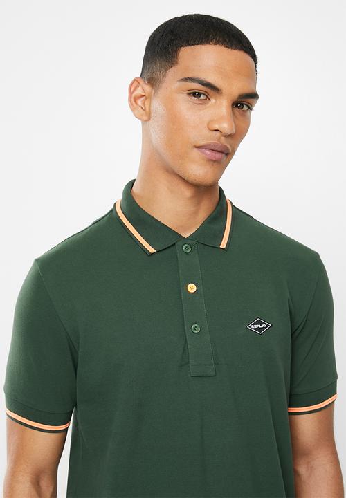 Replay - Green golfer orange tipping  - green