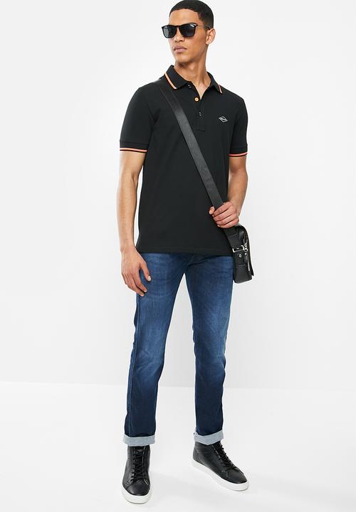 Replay - Black golfer orange tipping  - black