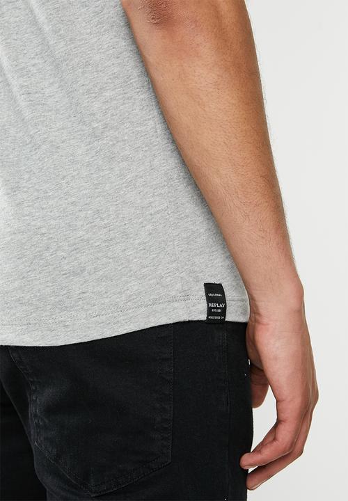 Replay - Basic 2 pack tees - grey