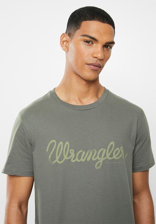 Wrangler - Classic tee - gunmetal