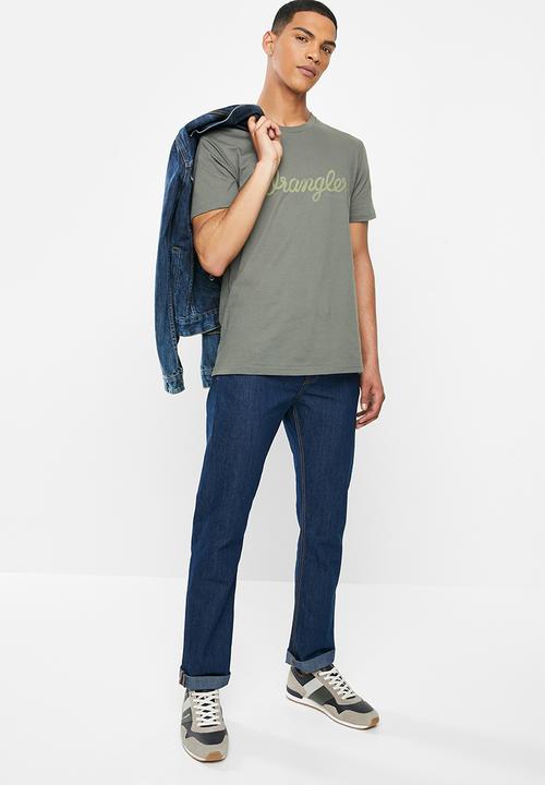 Wrangler - Classic tee - gunmetal
