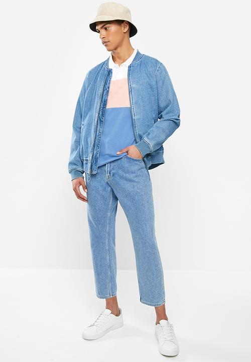 Levi’s® - Ama housemark polo - white & mellow rose