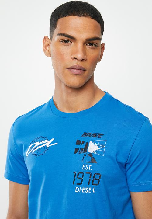 Diesel  - T-Diegos-x43 T-shirt - blue