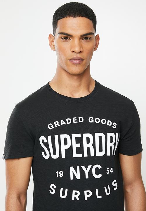Superdry. - Surplus good classic tee - black