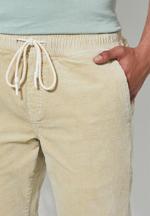 Superbalist - Deco corduroy pants - stone