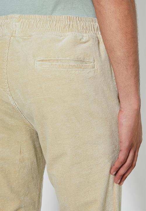 Superbalist - Deco corduroy pants - stone