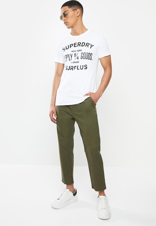 Superdry. - Surplus good classic tee - white