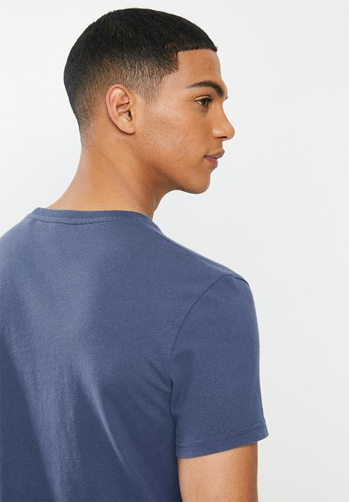 Superdry. - Vl shop bonded tee - navy