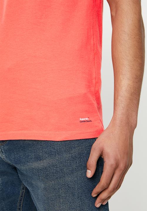Superdry. - Vl o tee - Maldive pink coral