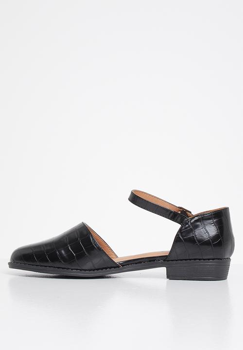 Jada - Croc mary jane - black