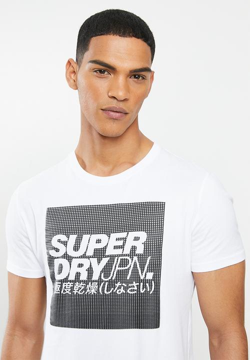 Superdry. - Jpn block tee - white