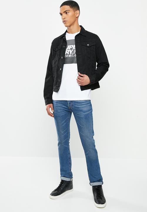 Superdry. - Jpn block tee - white