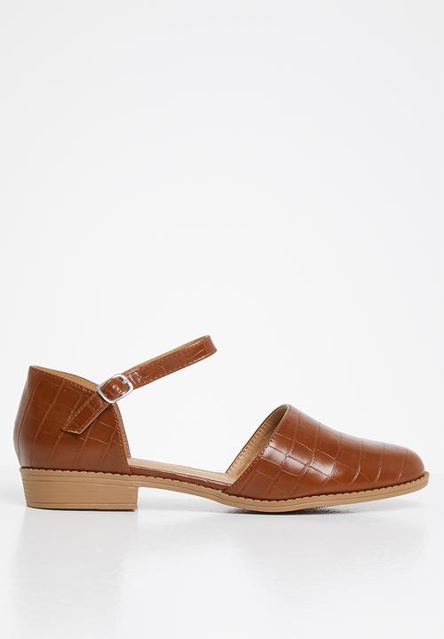 Jada - Croc mary jane - brown