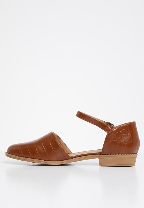 Jada - Croc mary jane - brown