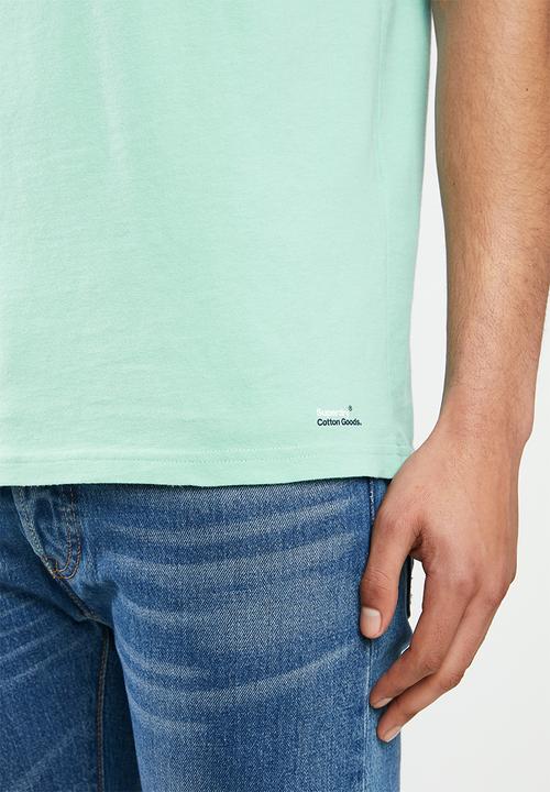 Superdry. - Vl o tee - fresh mint
