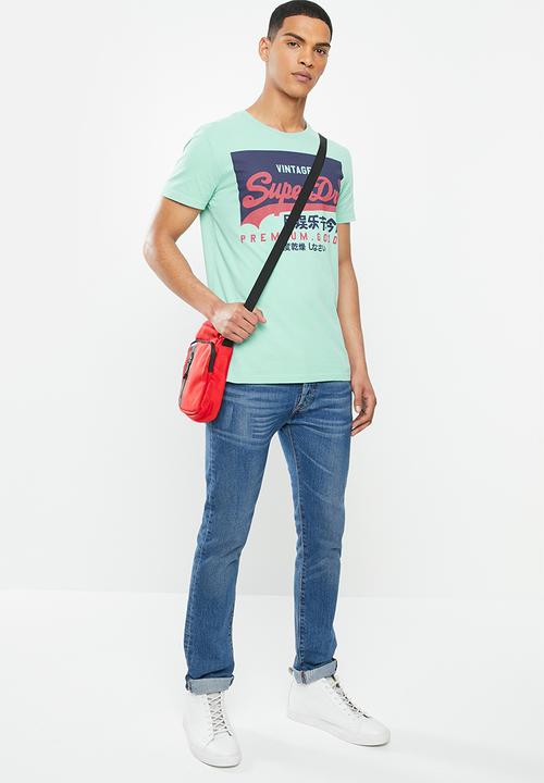 Superdry. - Vl o tee - fresh mint