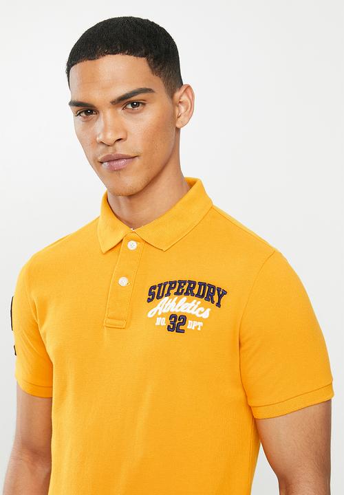 Superdry. - Classic superstate polo - yellow