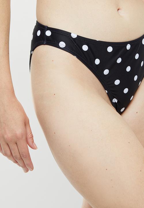 Vero Moda - Dothea swimset - black & white 