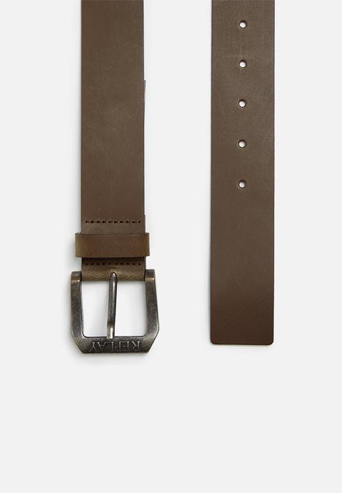 Replay - Belt - dark wood brown