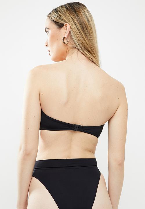 Seafolly - Active v wire bandeau - black
