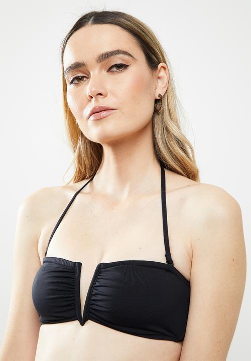 Seafolly - Active v wire bandeau - black