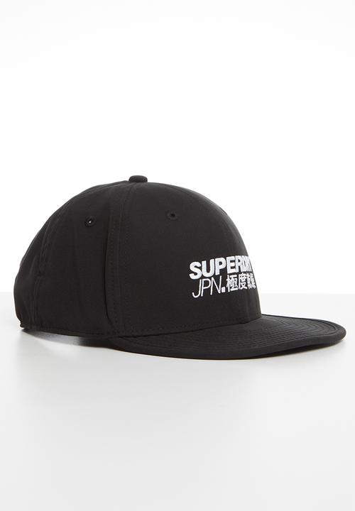 Superdry. - 6 Panel soft cap - black 