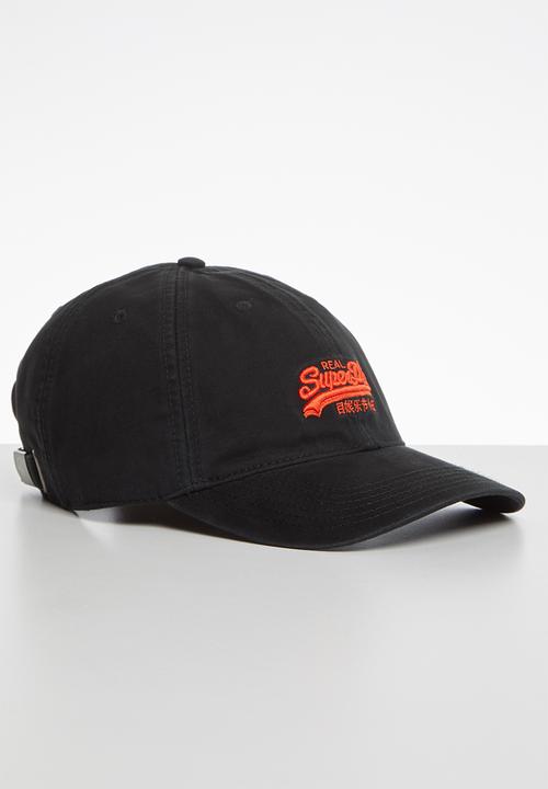 Superdry. - Label cap - black