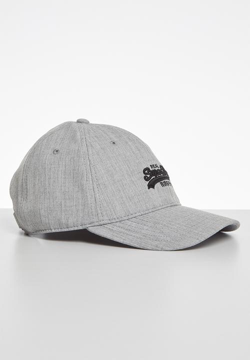 Superdry. - Label cap - grey 