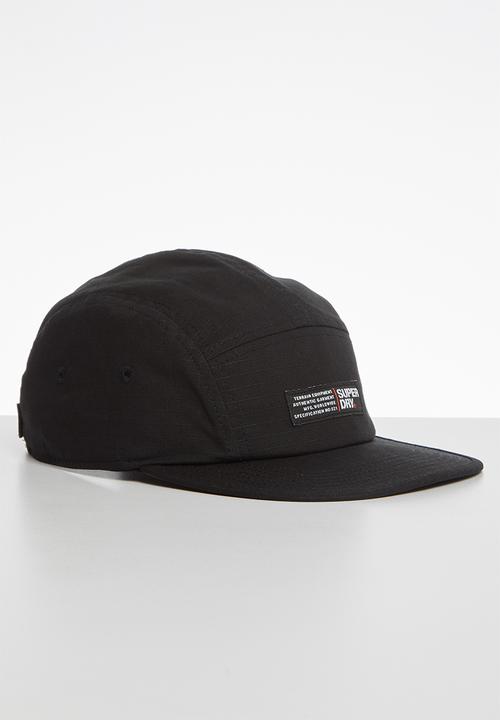 Superdry. - 5 Panel cap - black