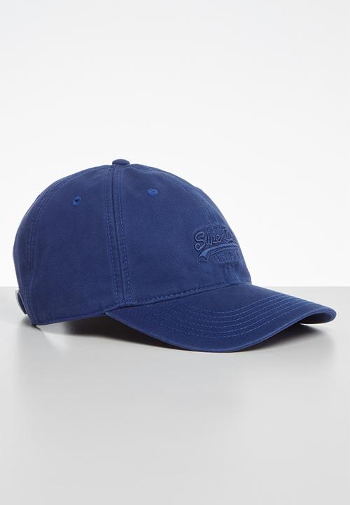 Superdry. - Label cap - blue 