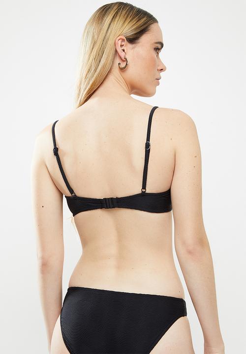 Seafolly - Capri sea u/wire bra - black