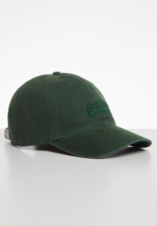 Superdry. - Label cap - khaki 